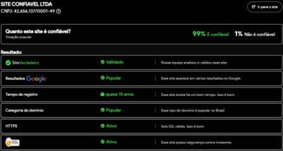 Site verificado e verdadeiro:8pgcom